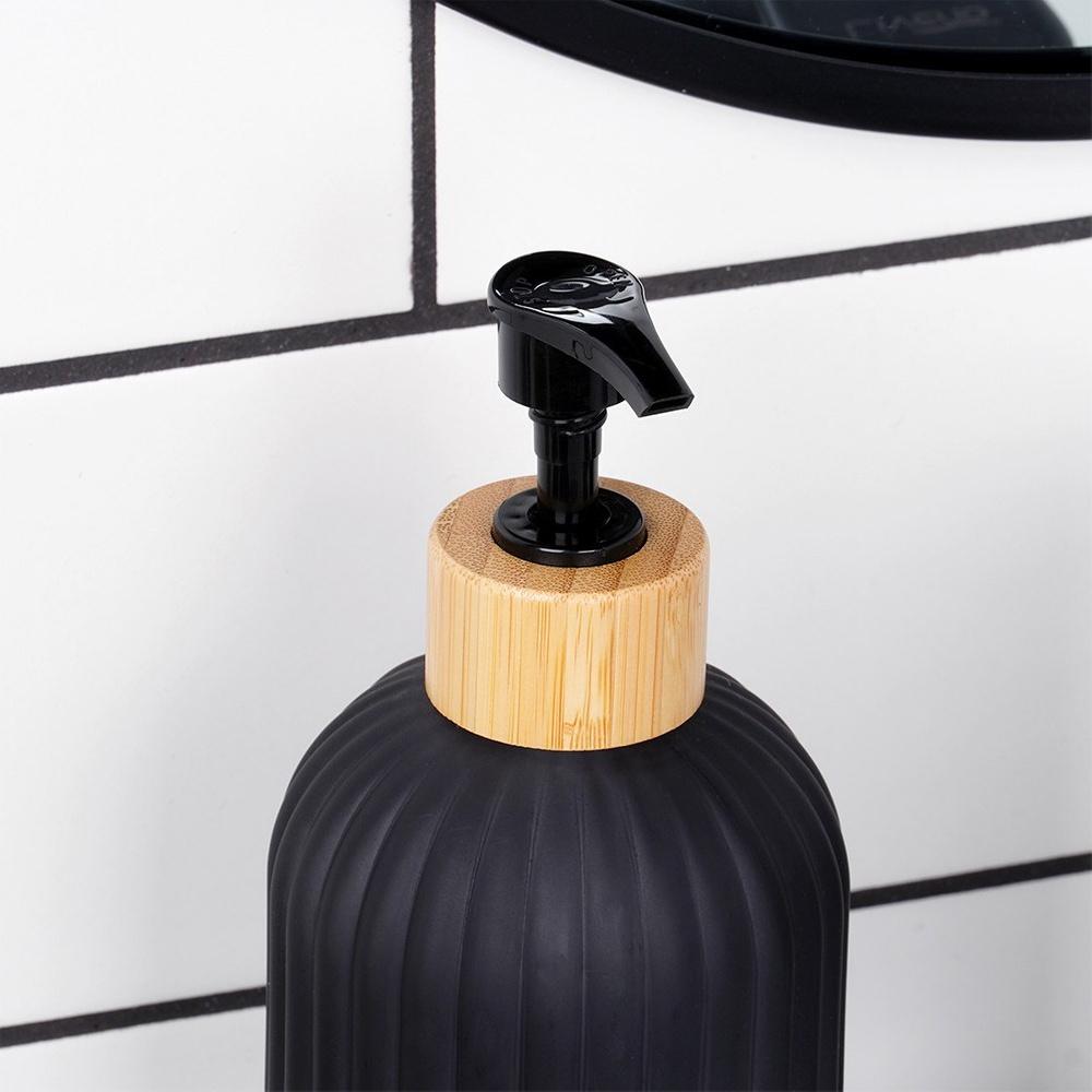 Liquid Soap Dispenser for Bathroom, Kitchen, or Dishwashing Liquid, Black