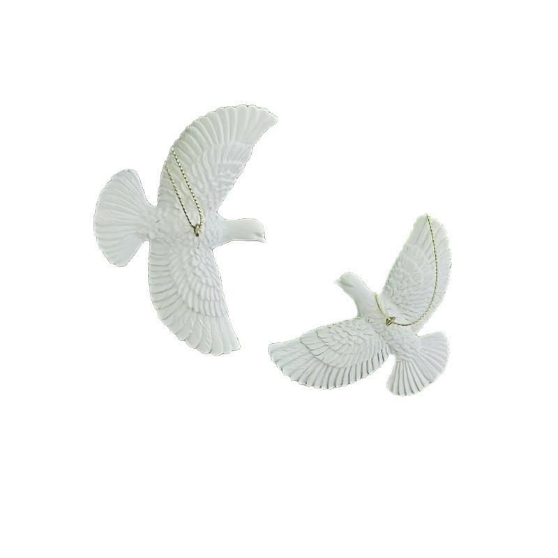 

Голубь дружбы - Один дома 2 Полимерное рождественское украшение Голубь украшение на рождественскую елку - Идеальный подарок для кого-то особенного 2PCS