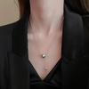 S925 Sterling Silver Round Bead Pendant Necklace - 2026 Women's Stylish Clavicle Chain
