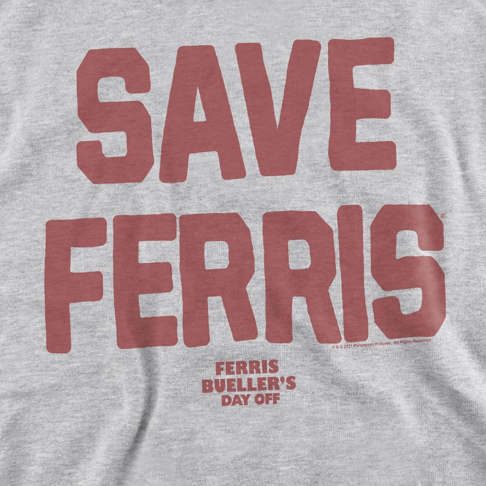 Ferris Bueller´s Day Off Unisex Adult Save Ferris Sweatshirt