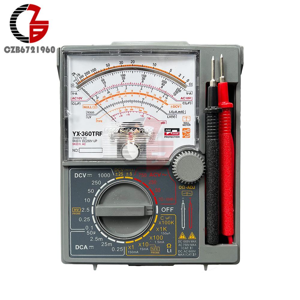 

AC DC NEW IN YX-360TRF Analog Multimeter Tester Intelligent AC DC Voltage Current Multímetro Test Meter China Mainland