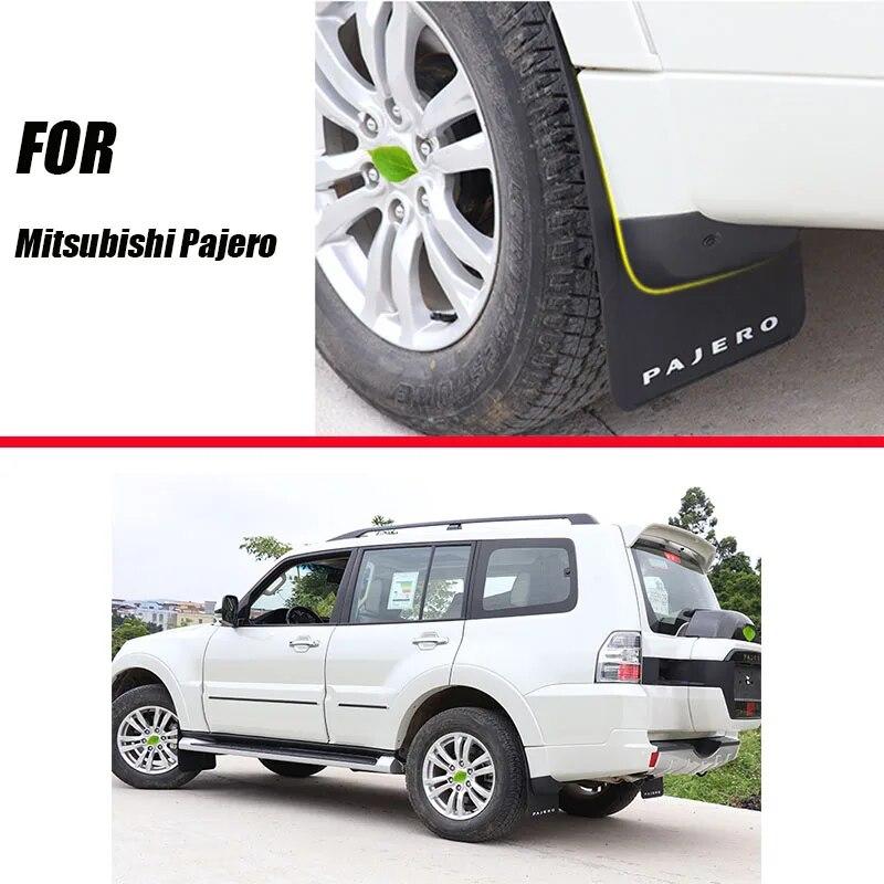 For Mitsubishi Pajero Mud Flaps Mudguards Fenders Mud Flap Splash Guard Car Accessories Auto Styline Front Rear 4 Pcs 2007-