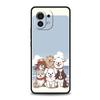 Süße Cartoon Hunde Katzen Fahrzeug Hülle Für Xiaomi Mi 17 15T 15 14 14T 13T 12T Pro 12 13 Lite 5G 11T Poco X6 X7 X5 Pro Weiche Hülle