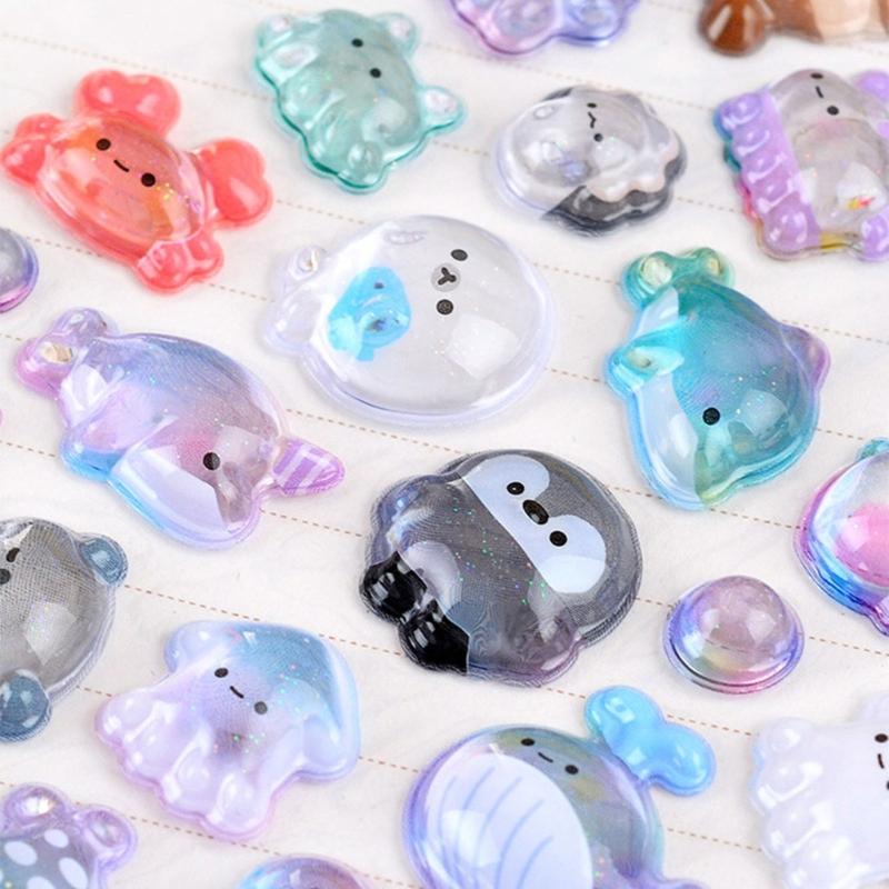 Cartoon Animal Sticker for Kid Craft Scrapbooking Journal Planner Phone Case Children Motivational Sticker for Rewarding