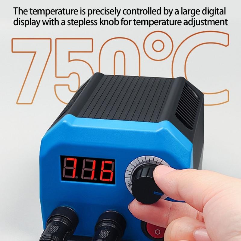 Digital Temperature Control Wood Burning Tool Set 110V With 2 Pen 36 Tips For Wood Leather Canvas Craft