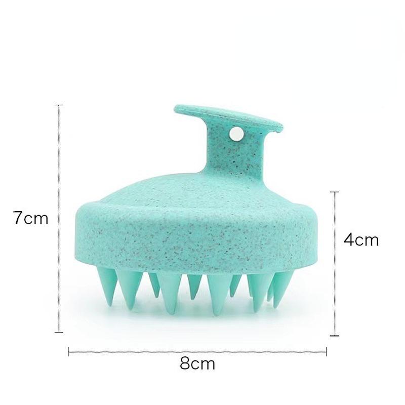 Silicone Head Hair Massage Shower Brushes Body Scalp Massage Brush Comb Bath Shampoo Washing Brush Hair Body Care Tool Shower Accessories
