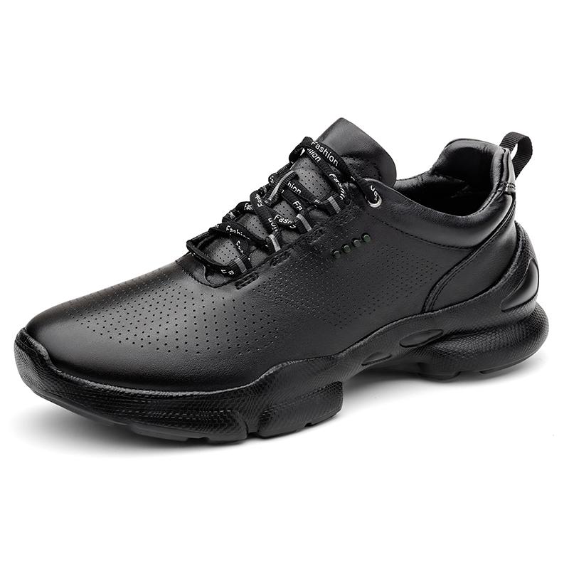 Fashion Genuine Leather Men's Casual Shoes Non-Slip Sneakers Luxury Brand Male Treking Footwear All-match Sports Shoes Outdoor Trainers