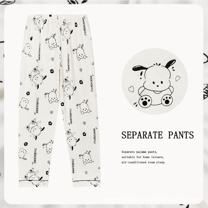 Women's Cartoon Cute Slim Fit Imitation Cotton Pants - Spring, Summer & Autumn Styles