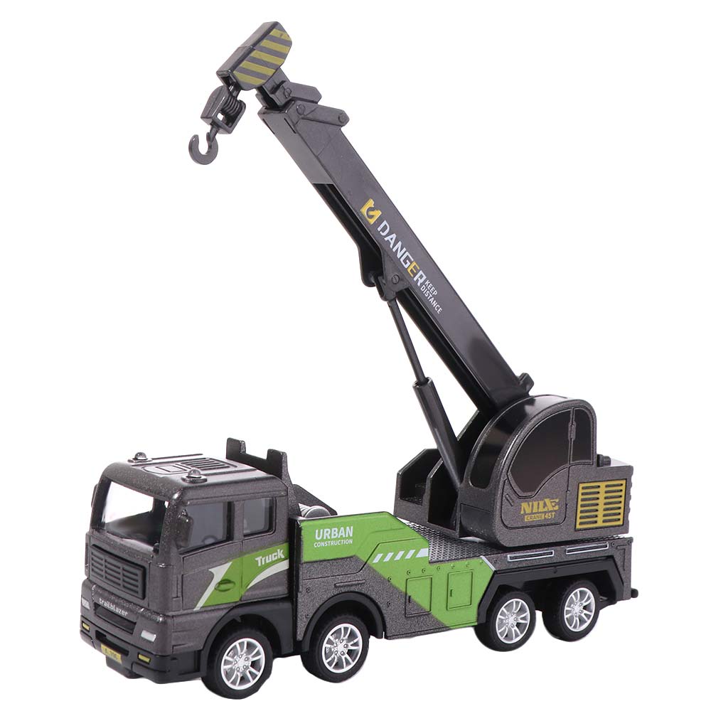 Alloy Diecast Engineering Car Model Bulldozer Forklift Simulation Crane Truck Toys 1:50 Scale Collection Vehicle Excavator