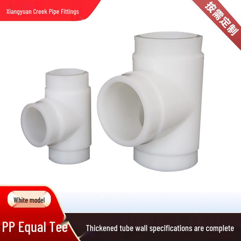 Polypropylene Heat Fusion Pipe Tee Connector - Equal Diameter
