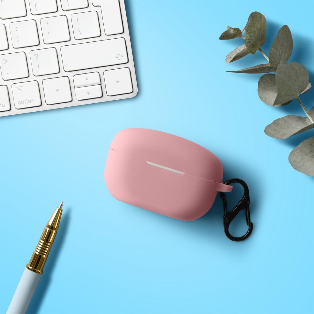 Kwmobile Earphone Case for Sony Wireless Drop Antique Pink WF-1000XM5 - Earphones, Silicone, Protection,