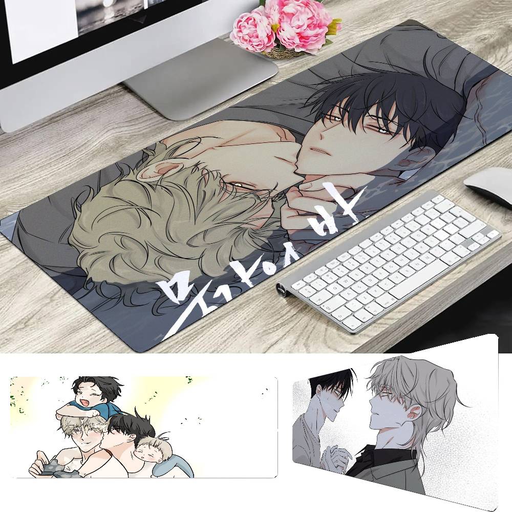Manga L-Low Tide In Twilight Mousepad Non-slip Suitable For Office Computers Laptops E-sports Game Desk Mats XXL Keyboard