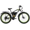 Electric Bicycle Adult Philodo H7 Pro 26" 1000W Motor All-Terrain Electric Bike 48V 17.5AH 21 Spped Fat Tire Ebike Max Load 150Kg Green