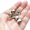 Double Feet Cone-Shaped Leather Bag Studs: DIY Mushroom Studs & Embellishments for Handmade Handbag Bottom Boards.