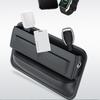 PU Leather Car Organizer Console Seat Crevice Storage Box Slit Gap Filler w/Charging Cable Hole Car Stowing Tidying