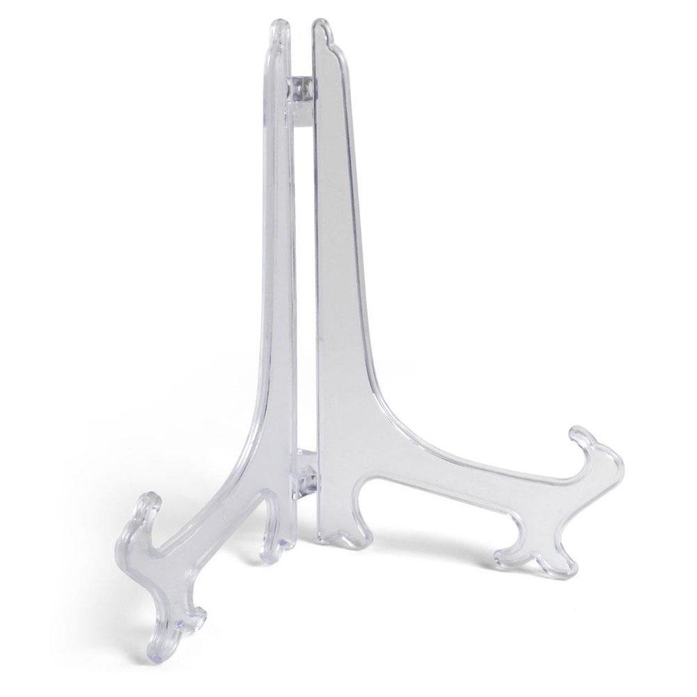 New Practical Tray Rack Display Stand Transparent Plate Holder Display Stand Easel Decorative Ornament Pedestal