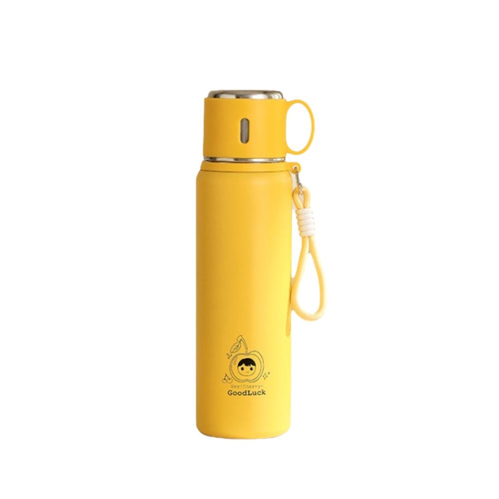 Keeping Hot/Cold Student Thermos Stainless Steel Vacuum Flasks Travel Thermal Cup  Office