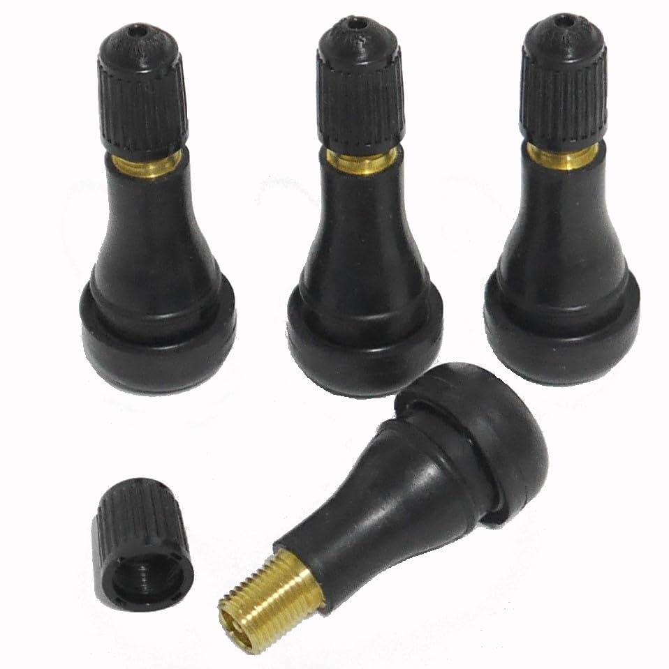 

Pacific Industrial TR413CL Tubeless Tire Rubber Set of with Pacific Valves for Tubeless Made in Japan for Reliable Valves, 4, Gaskets. TR-413 Snap-in чёрный