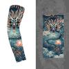 1Pc Arm Covers Flower Cooling Arm Tattoo Sleeve Uv Protection Cycling Gloves Unisex Sunscreen Sleeve Sunscreen Arm Warmers