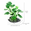 Plastic Material Aquarium Plants Realistic Design Safe Material Fish Tank Decorations Silk Texture