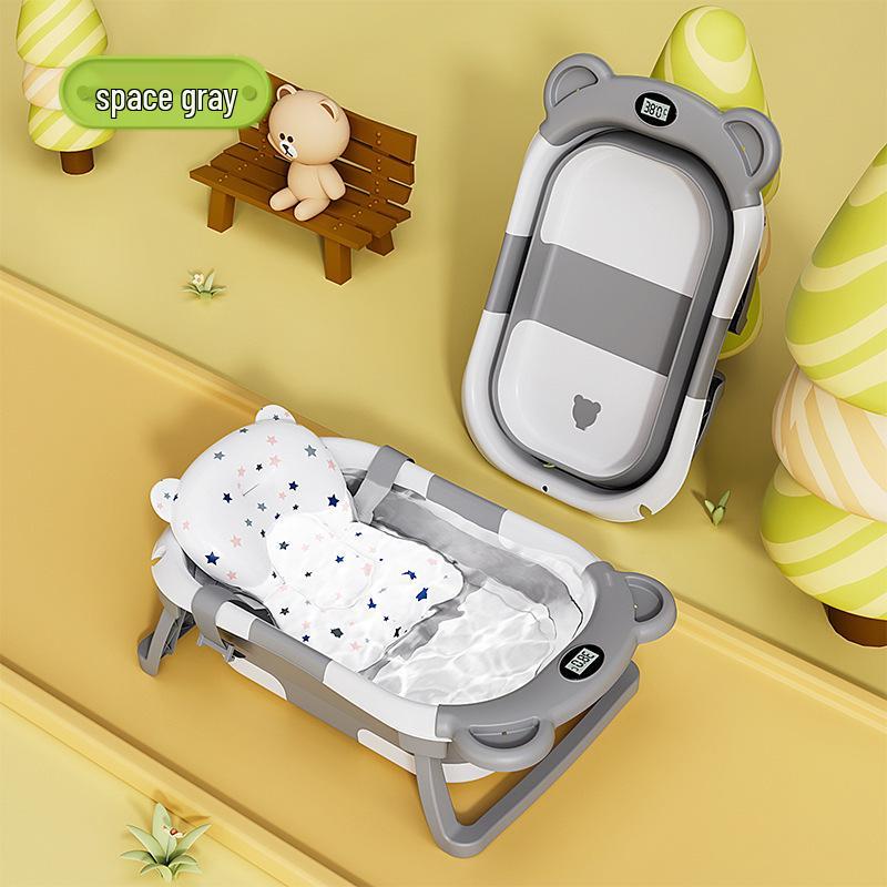 

Умная складная детская ванночка с датчиком температуры для новорожденных и малышей