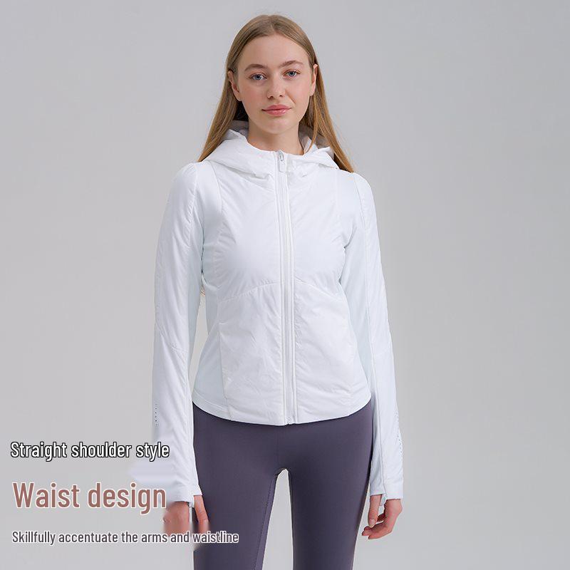Women's Winter Slim Fit Short Down Jacket - 90% White Duck Down, Warm, Flattering, and Sporty