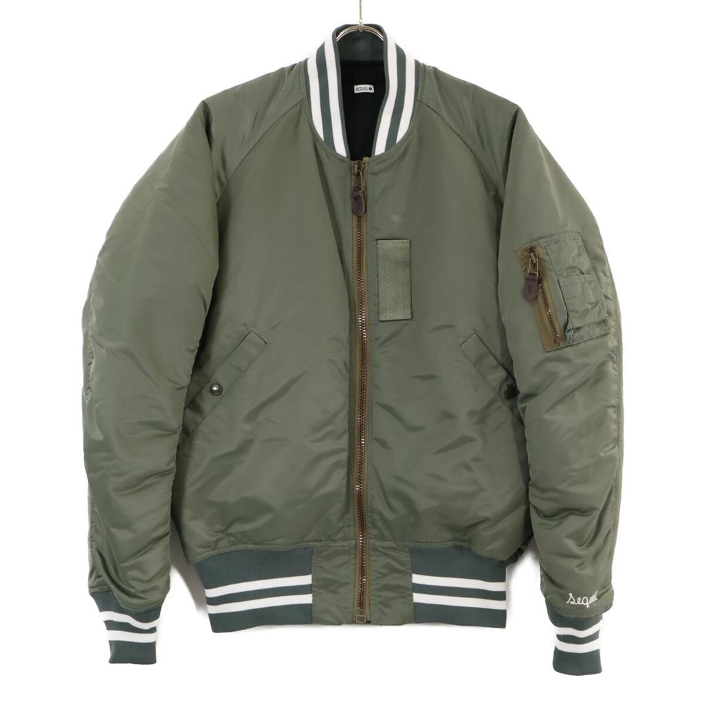SEQUEL Khaki 21AW MA1 Flight Jacket Jacket S khakiUsed