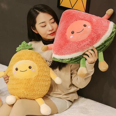 Homemade Cute Pillow Fruit Plush Toy Large Creative Watermelon Doll Trouser Doll Pillow Doll