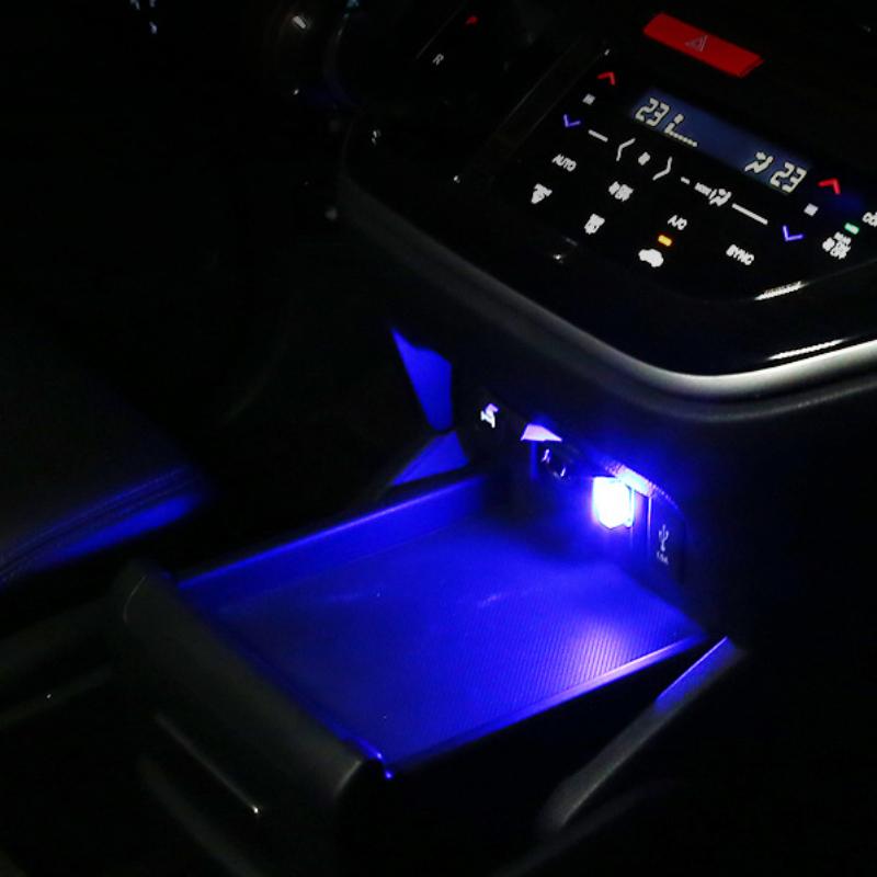 Mini USB LED Car Light Auto Interior Atmosphere Neon Atmosphere Lamp Mini Lights Emergency Lighting PC Auto Interior Accessories