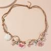 Unique Starfish Shell Choker Necklace for Women Retro Large Conch Collar Necklace Statement Pendant Neck Jewelry Gift