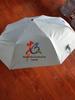 Custom Logo Automatic Umbrella with Straight and Curved Handles – Black UV Protection for Sun and Rain