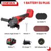 ONEVAN 125MM Brushless Electric Angle Grinder 2in1 Polishing  M14 Cutter Metal Wood Power Tool For Makita 18V Battery Pin