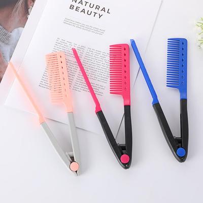 V-Shaped Straightening Hair Comb & Styling Tool
