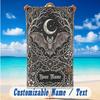 Fantasy Magic Theme Beach Towel Personalized Custom Name & Text Soft Quick Dry Beach Towel for Swimming Travel