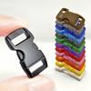 50pc Mini Colorful Plastic Side Release Buckle Paracord Bracelet Clasp Pet Collar DIY Craft Backpacks Strap Webbing Accessories