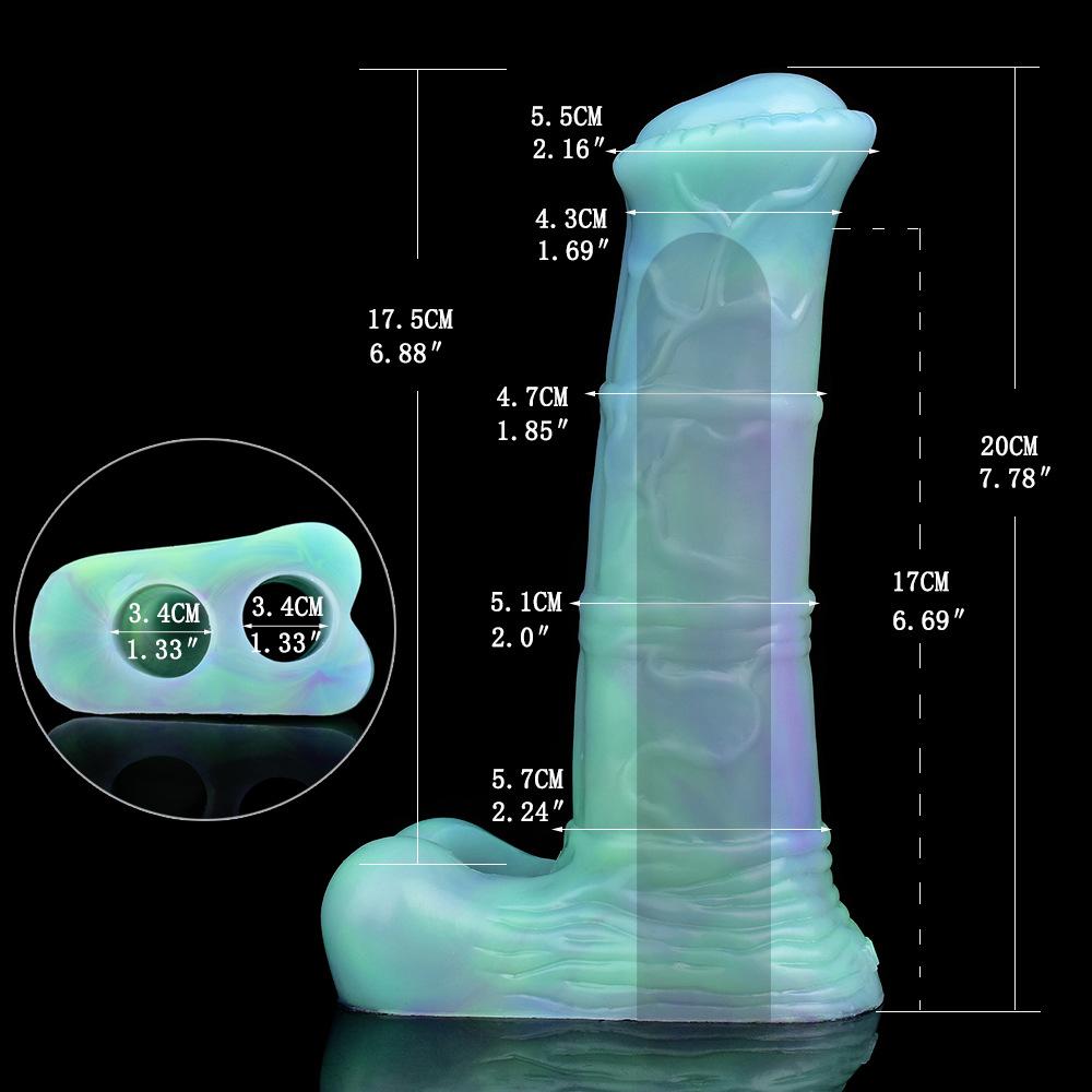 Horse Penis Sheath Mix Color Cock Enlargement Soft Liquid Silicone Wearable Animal Dildo Adult Game Sex Toys For Couples