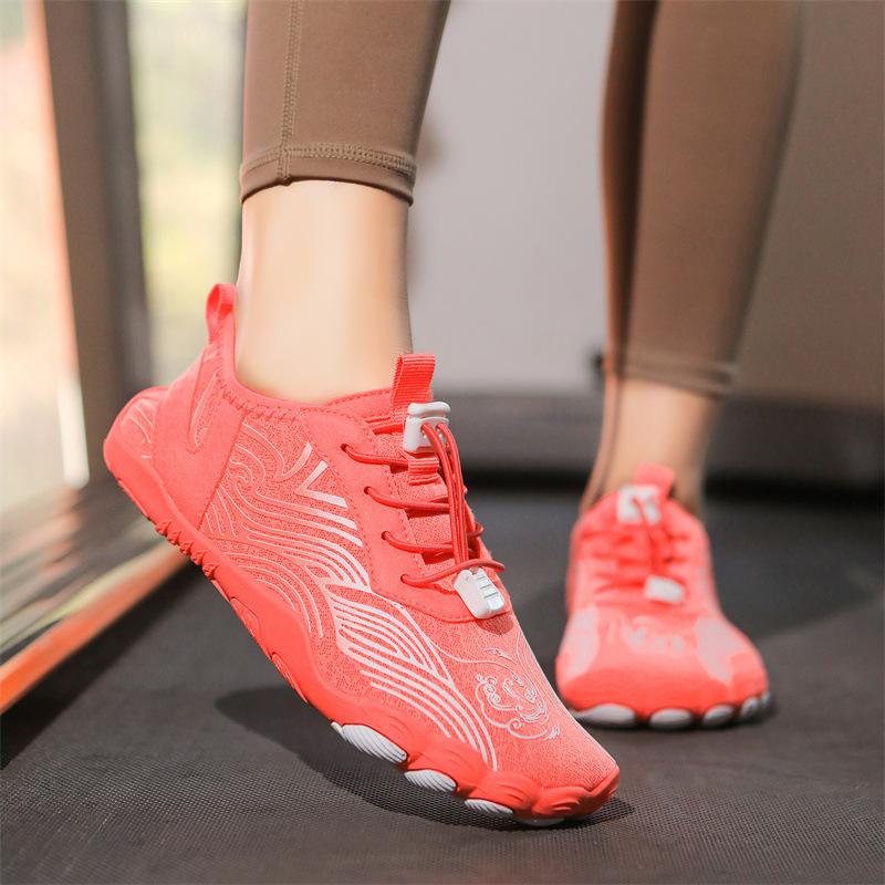 2025 Outdoor Creek Walking Shoes Anti-cut Beach Shoes Women's Non-slip Wading Shoes Amphibious Five-finger Diving Shoes Fitness Shoes