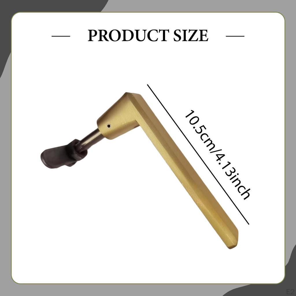 Fireplace Door Handle Hardware 10.5cm Heat Resistant Stainless Steel Household Replace