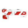 4PCS Silicone Bike Crank   Sleeve Arm Boots Protector   Accessory (Red)