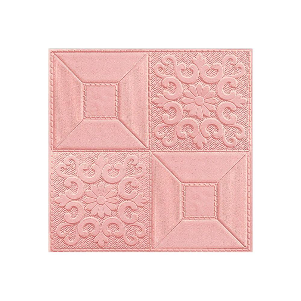 Self-Adhesive Wall Panels Bathroom 3D Foam Self-Adhesive Wallpaper Waterproof Wood Design Kitchen Home Decoration Wall Stickers