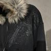Europäischer und Amerikanischer Y2K Street Vintage Bedruckter Langarm-Hoodie