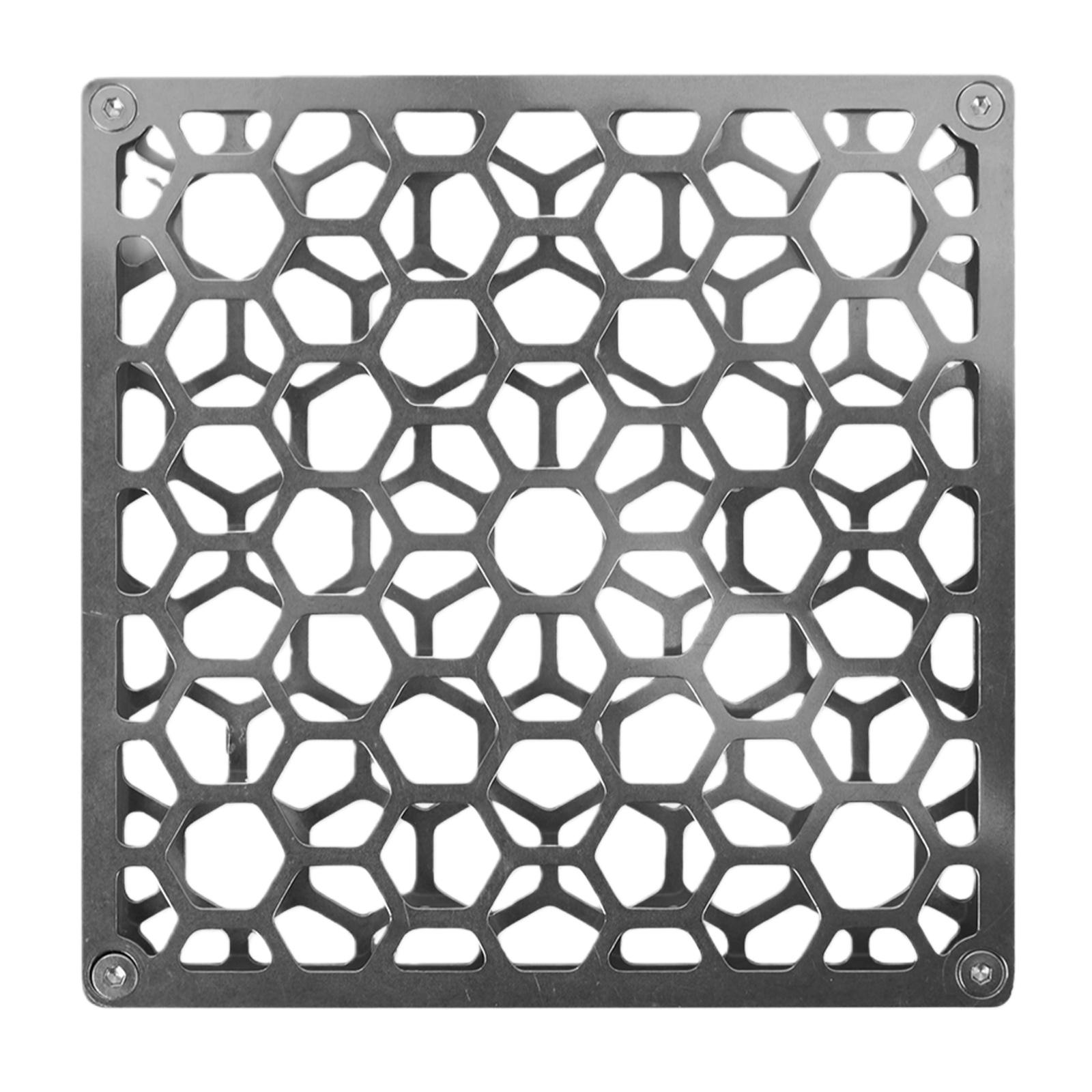 

Double Layer Hollow Camping Insulation Mat Stainless Steel Outdoor Square Coaster Heat Insulation Pad for Outdoor Camp Hiking серебряный