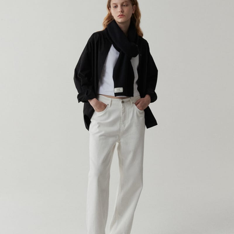 ODER Hole Cashwool Muffler-black