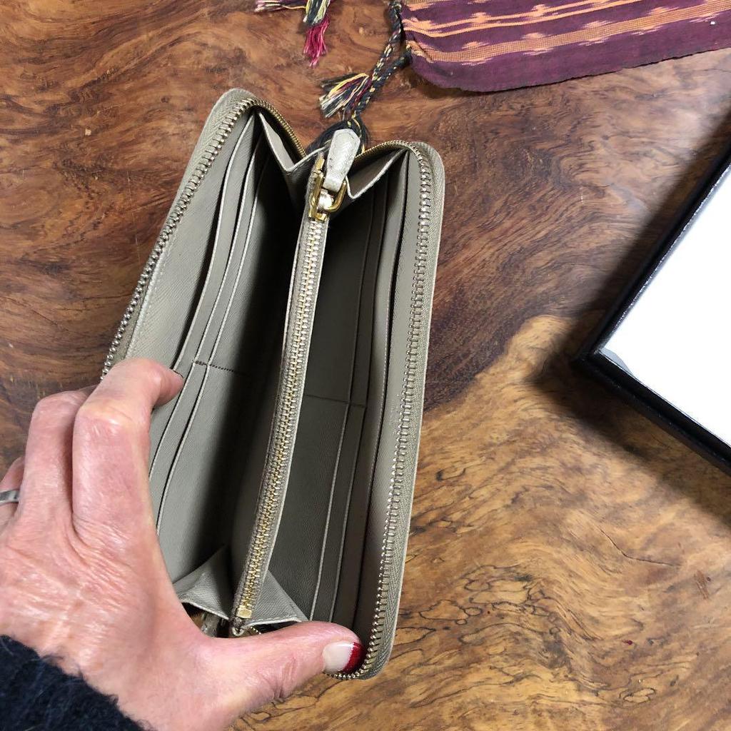 Used PRADA long wallet