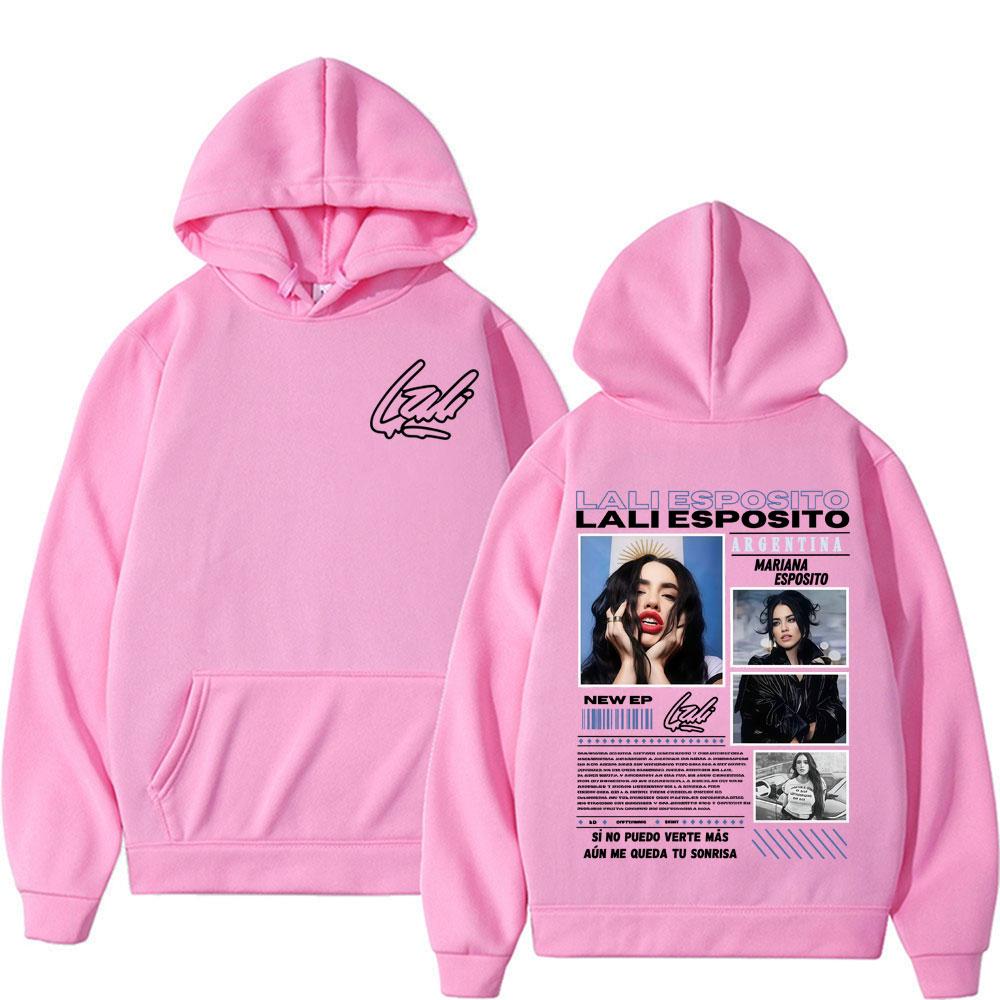 Singer Lali Esposito Asesina Album Tour 2025 Cover Hooded Sweatshirts Men Women Hip Hop Punk Hoodie Oversized Hoodies Streetwear