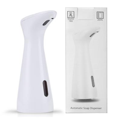 Automatisk Sensor Handtvåldispenser, Smart Handtvättstycke, Vit, Högkvalitativ ABS, Vattentät för Badrum
