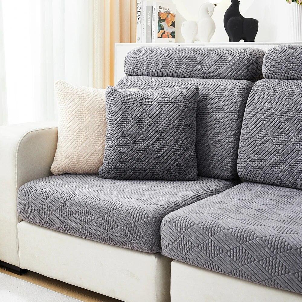 Elastic Sofa Covers for Living Room Sofa Cushion Cover Geometric Couch Cover Pets Corner L Shaped ChaiseSofa Seat Slipcover
