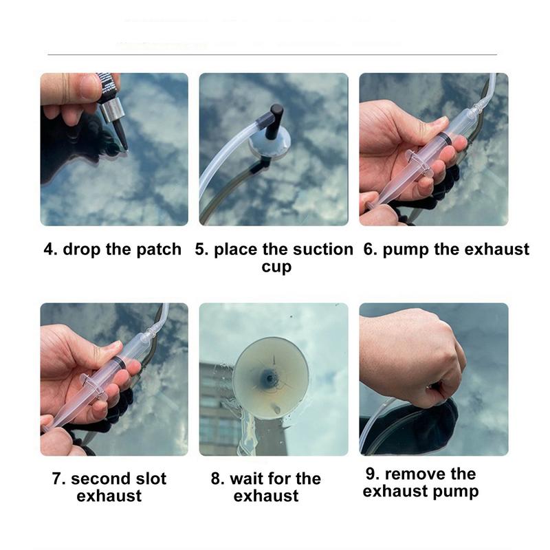 Auto Glass Repair Kit Windshield Cracks Gone Glass Repair Kit Car Window Repair Kit Glass Repair Fluid Vehicle Windscreen Tool