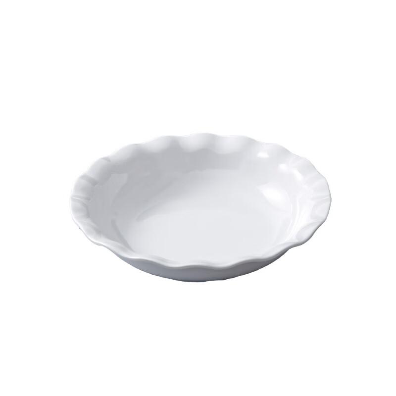 Jiubing Melamine White Deep Serving Bowl
