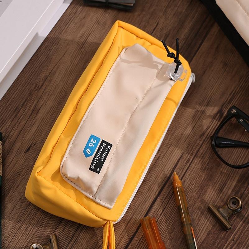 Waterproof Multi Layer Pencil Case Stationary Pen Storage Bag Pen Pencil Bag Large Capacity Cosmetic Travel Storage Bag School